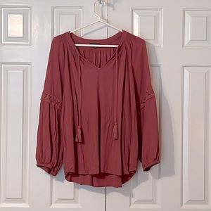 Violets & Roses blouse. XL